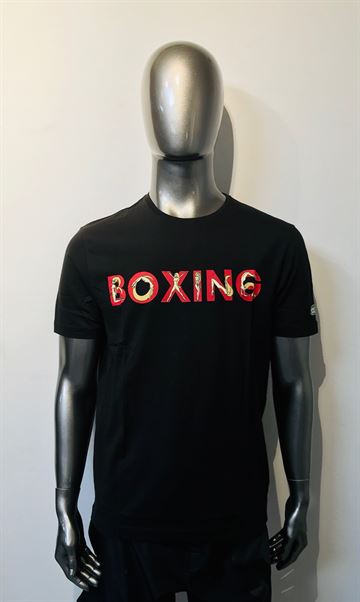 Boxing t-shirt Naked woman fra Green Hill i sort
