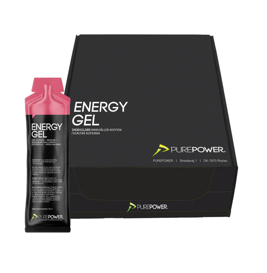 Energy Gel Koffein Hindbær  12x60 g