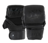 "Fight Fast" MMA Handske Læder Sort