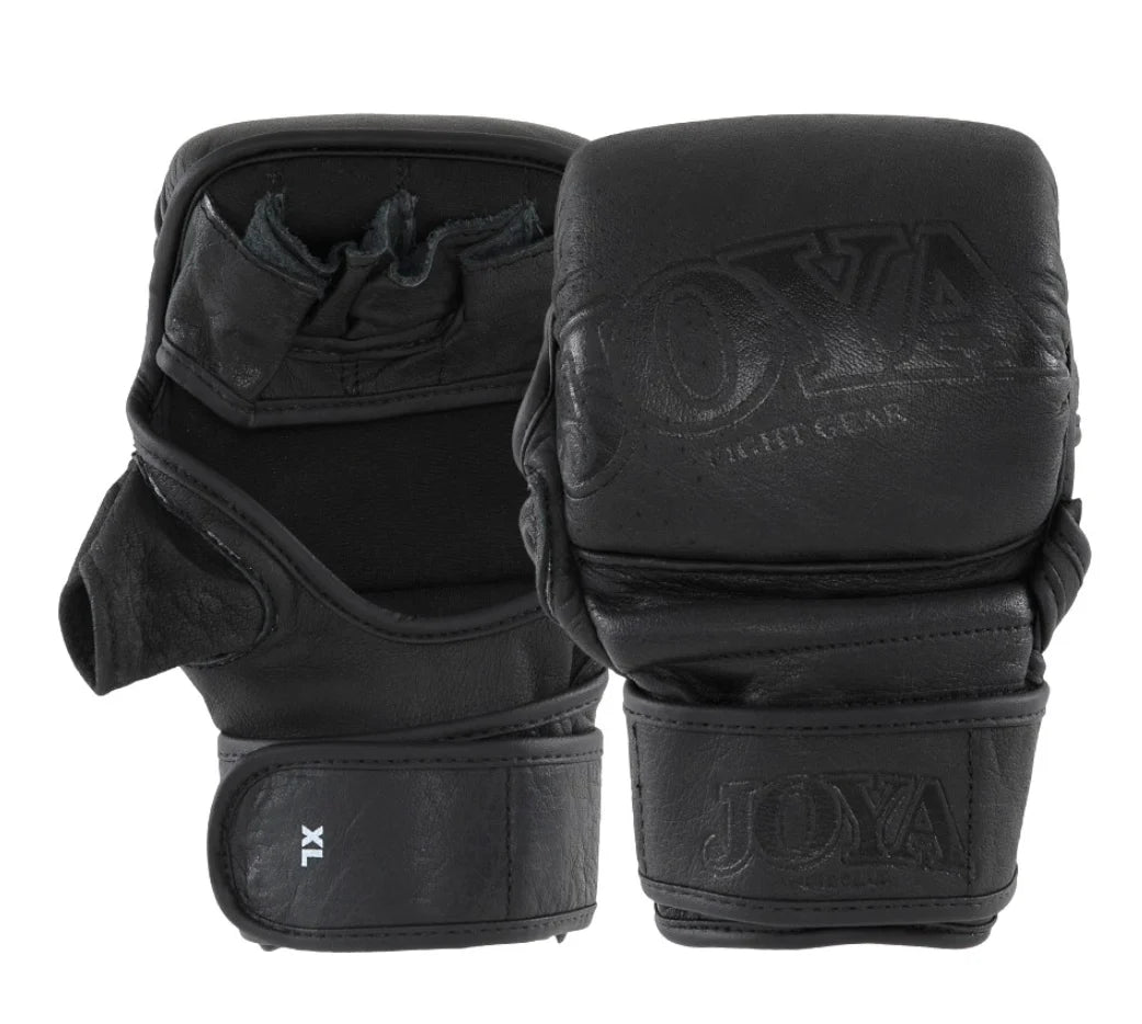 "Fight Fast" MMA Handske Læder Sort