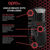 Ankelstøtte med stabilisator