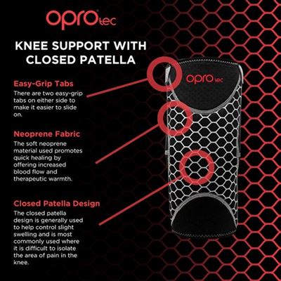 Knæbind med lukket patella