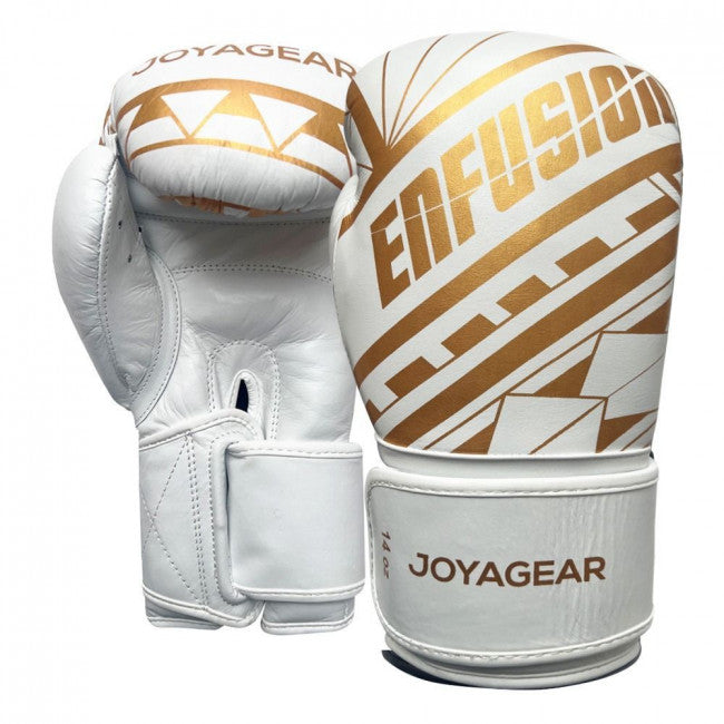 Joyagear X Enfusion Tribe Boksehandsker Læder Hvid/Guld