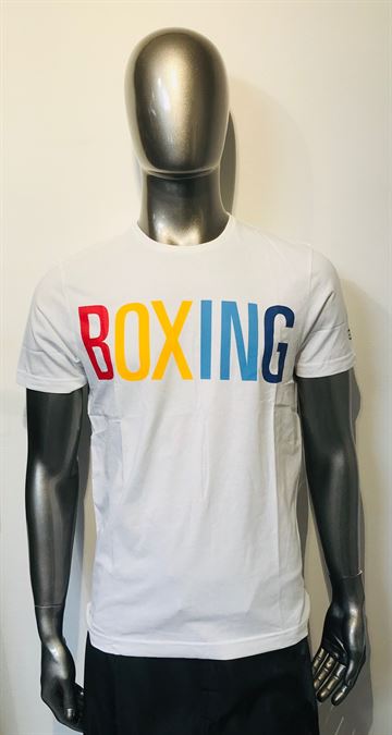 Boxing t-shirt fra Green Hill i hvid