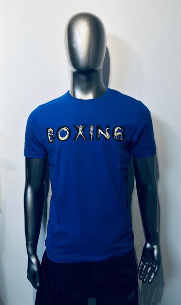 Boxing t-shirt Naked woman fra Green Hill i blå