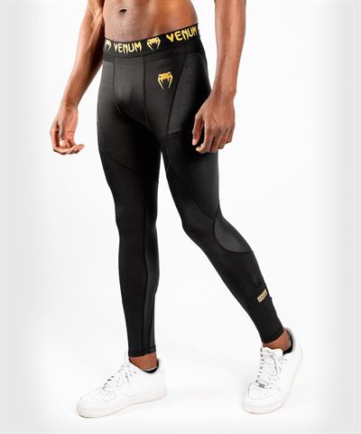  Venum  G-Fit Kompression Tights Sort /Guld