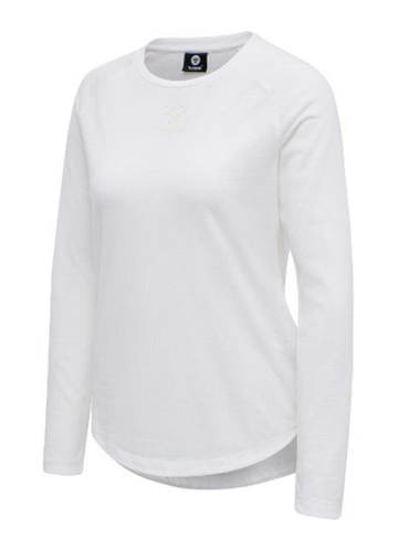 Langærmet t-shirt VANJA fra Hummel i hvid