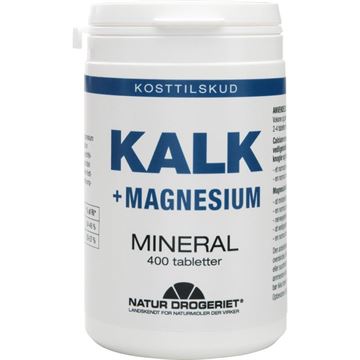 Kalk +  magnesium 400 tabletter