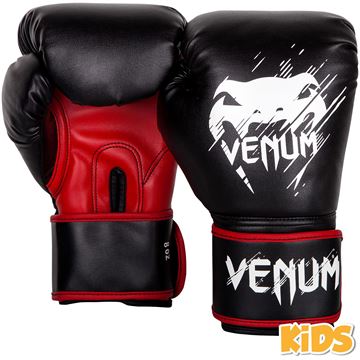 Venum Contenderbokse handske til børn  - sort/ rød