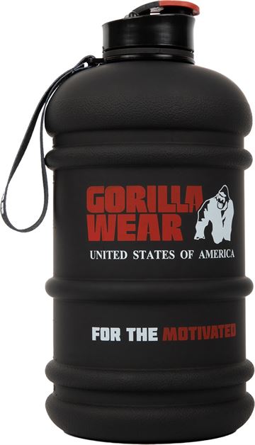 Vandflaske på  2,2L sort fra Gorilla wear